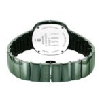 Titan Squircle Camo Quartz Analog Green Dial Ceramic Strap Watch For Unisex 1841QC05 - Image 2