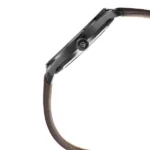 Titan Workwear Watch with Black Dial and Brown Leather Strap - 1802NL01 - Image 2