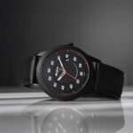 Titan Octane Quartz Analog with Date Black Dial Black Leather Strap Watch for Men - NT1806NL05 - Image 5