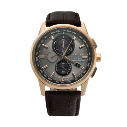 Citizen AT8113-12H Eco Drive Radio Control Watch Men Chronograph 10ATM