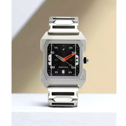 Fastrack Party Date Silver Chain Watch 1474SM02