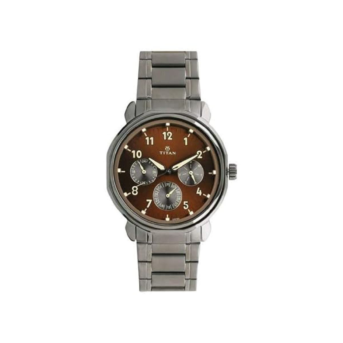 Titan Analog Brown Dial Men's Watch NM1753QM01 Titan Analog Brown Dial Men's Watch NM1753QM01