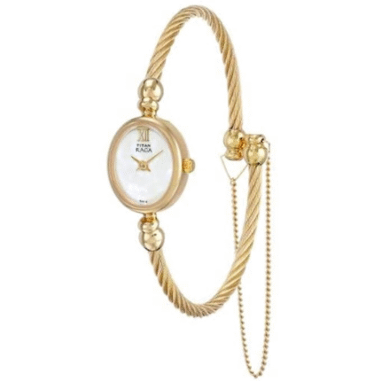 Titan Raga Analog Mother of Pearl Dial Women's Watch 197YM03