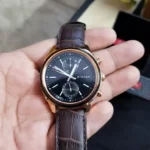 Titan Workwear Day Date Rose Gold Leather Belt Watch 1733KL03 - Image 4