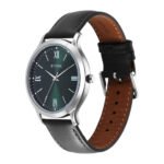 Titan Karishma Quartz Analog Green Dial Leather Strap Watch for Men 1825SL16 - Image 3
