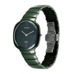 Titan Squircle Camo Quartz Analog Green Dial Ceramic Strap Watch For Unisex 1841QC05 - Image 3