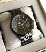 Citizen Stainless Steel Eco-Drive Chronograph Black Dial Men's Watch AT2145-86E - Image 4