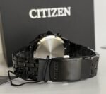 Citizen Stainless Steel Eco-Drive Chronograph Black Dial Men's Watch AT2145-86E - Image 6
