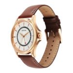 Titan Karishma Quartz Analog with Date Silver Dial Leather Strap Watch For Men 10038WL01 - Image 3